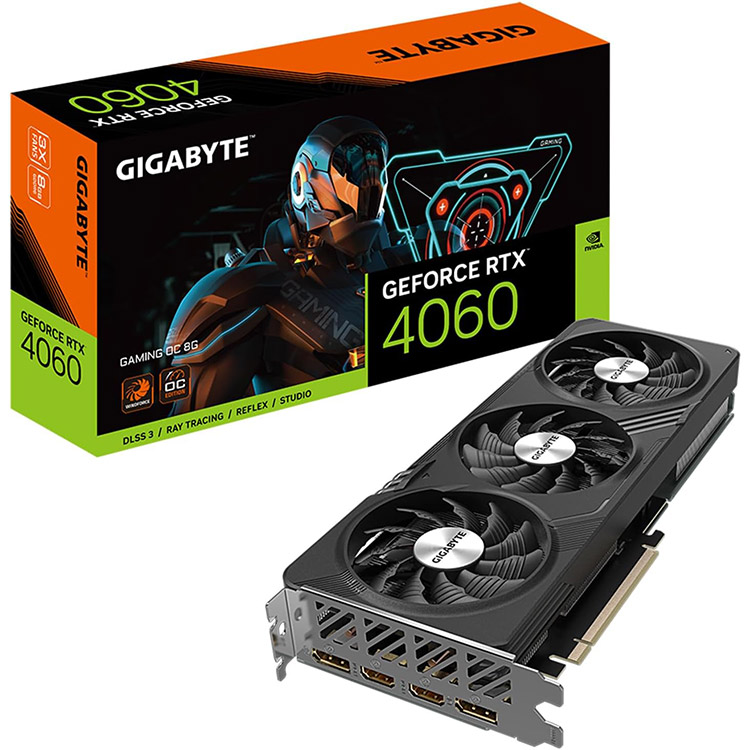 خرید کارت گرافیک Gigabyte GeForce RTX 4060 Ti Gaming OC - حافظه هشت گیگابایت